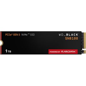 WD Black - SN8100 SSD - 1TB - M.2 2280 - PCIe 5.0 - Zonder Heatsink