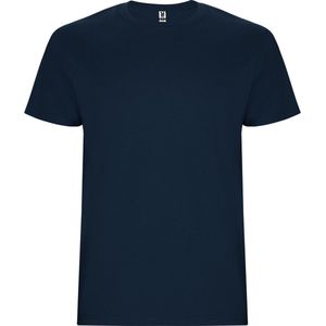 3 Pack T-shirt's unisex met korte mouwen 'Stafford' Donkerblauw - XL