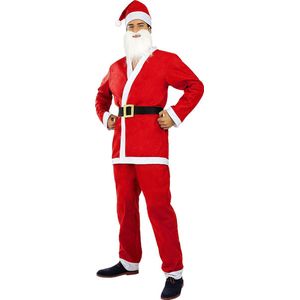 FUNIDELIA Kerstman kostuum voor mannen Santa Claus - Maat: XXL - Rood