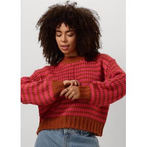 Ydence - Knitted Sweater Pippa - Hoodie - Roze