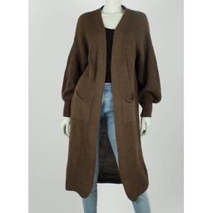 Vest Lady - Coffee - One Size (maat 38 t/m 40/42)