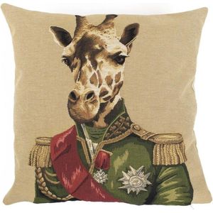 Mars & More Office Giraffe - Sierkussen - 45x45 cm - Multicolour