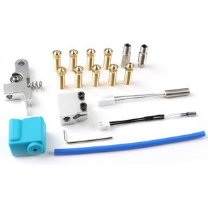 3D printer reserveonderdelen - 3D Printer Nozzles - Silicone Manche, Thermistor Verwarmbuis, Nozzle Kit, Geschikt voor diverse 3D printer modellen