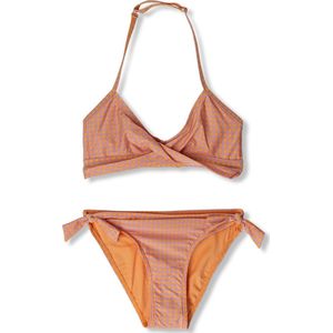 Beachlife Pied De Poule Mini Bikini Zwemkleding Meisjes - Roze - Maat 146/152