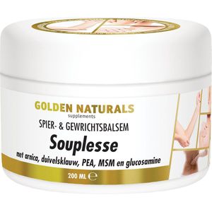 Golden Naturals Souplesse Spier- & Gewrichtsbalsem (200 milliliter)