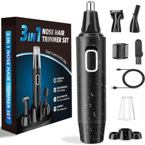 Solacis Neustrimmer - Oortrimmer - Neushaar trimmer - Neus tondeuse - Gezichtsverzorging - Mannen - Dames - Elektrisch - Grooming - Must have!