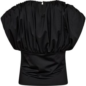 Co'couture - Top Zwart Co Couture Cattiacc Tops Zwart 35667