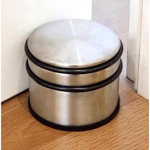 Deurstopper set van 3 - Deur Stop - Stevige Heavy Duty Deur blokkeerder - Gemaakt van Metaal en Rubber - 7 x 7 x 9 cm (3 stuks), by Floor&Door