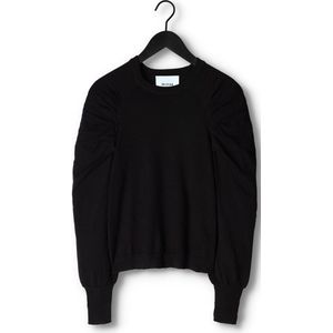 Minus Scarlet Knit Pullover Truien & vesten Dames - Sweater - Hoodie - Vest- Zwart - Maat XS
