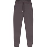 Malelions - Striped Signature Sweatpants - Mulch Brown - Sportbroek