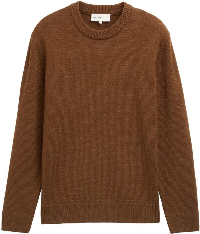 TOM TAILOR DENIM - Trui - Zwart - Knitwear - Lange Mouw