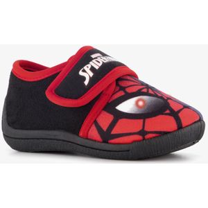 Spider-Man kinder pantoffels zwart rood - Maat 25 - Sloffen