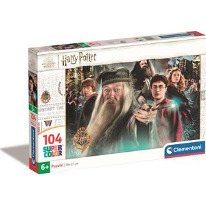 Clementoni - Puzzel 104 Stukjes Harry Potter, Kinderpuzzels, 6-8 jaar, 27264