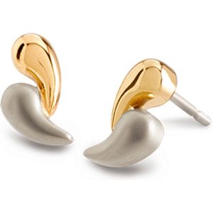 Boccia Titanium 05082-02 Dames Oorbellen - Oorknopjes - Sieraad - Zilverkleurig - 8 mm breed - 1 cm lang