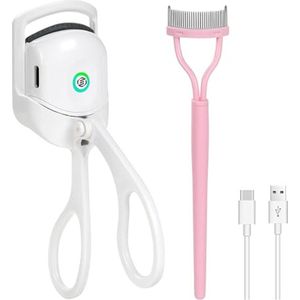 Equivera Elektrische Wimperkruller - Verwarmde Wimperkruller - Wimperkruller - Lash Lift - Gekrulde en Volle Wimpers