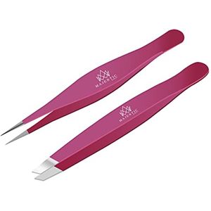 Puntige Schuine Pincet voor Nauwkeurige Ontharing en Splinterverwijdering