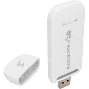 WiFi – WiFi Modem, 4G LTE USB WiFi Modem, 150Mbps Draagbare Router Pocket Mobiel Netwerk Hotspot, Mini Draadloze Slimme Router met SIM Kaartslot voor Auto en Buiten, Ondersteunt 10 Apparaten