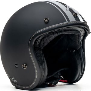 Motor Jet Jethelm STRIPE ELEMENT Zwarte mat L van MOTOBLOUZ