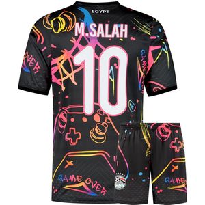 Egypte Voetbaltenue Salah - Gaming - Voetbaltenue Kinderen - Shirt en Broekje - Jongens en Meisjes - Volwassenen - Heren en Dames-128