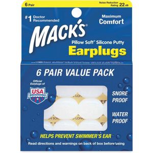 Vormbare Siliconen Oordopjes voor Slaap, Zwemmen en Geluidsbescherming - 18 Paar