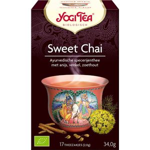 Yogi Tea Sweet Chai Bio biologische thee 17 stuks