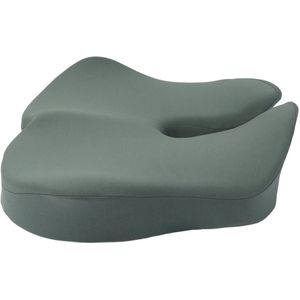 Universeel Traagschuim Zitkussen – Verkoelend, Ademend & Drukverlagend, Ergonomisch Zitkussen voor Bureaustoelen, Studentenbanken en Krukken, Matcha Groen