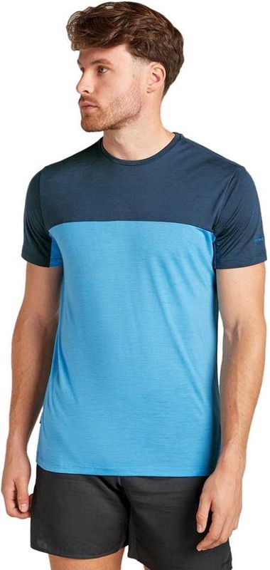Icebreaker - Merino 125 Cool-Lite Sphere III - T-shirt - Blauw - Korte Mouwen