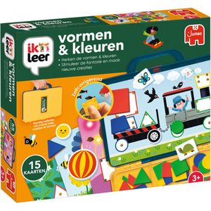 Jumbo Ik Leer Vormen & Kleuren - Educatief Spel voor Kinderen vanaf 3 jaar - Zelfcorrigerend Leersysteem - Inclusief 15 Opdrachtkaarten