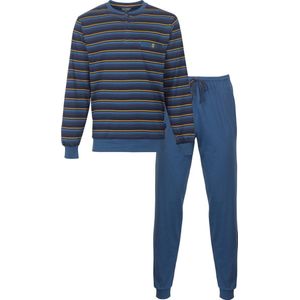 Paul Hopkins - Heren Pyjama - Gestreept - Blauw - Maat M
