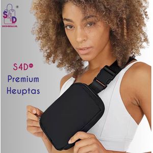 S4D® - Heuptas - Fanny Pack - Buideltas - Schoudertas - Heuptasje Dames en Heren - Ideaal Voor Al Uw Stijlvolle Outfits - Violet