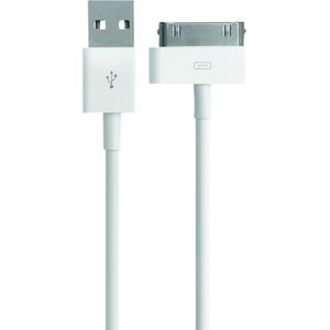 Mobiparts Apple 30 Pin to USB Kabel 2.4A 1m - Wit