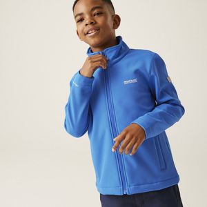 De Cera softshell wandeljas van Regatta - kinderen - blauw
