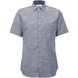 s.Oliver Overhemd  blauw gemêleerd
