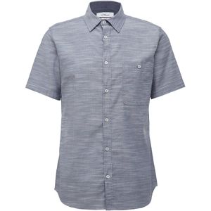 s.Oliver Overhemd  blauw gemêleerd