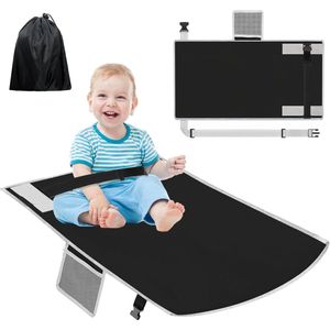 Inovra ® Comfortabele Voetensteun voor Kinderen tijdens Vliegtuigreizen, Verstelbare Zitverlenging voor Jeugdige Reizigers