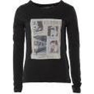 Blue Seven Meisjes T-shirt - ANTRACIET - Maat 140