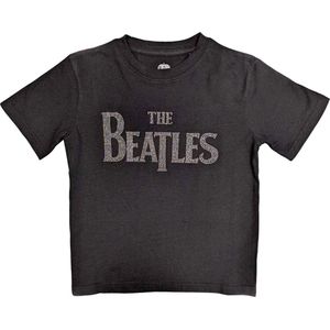 The Beatles - Drop T Kinder T-shirt - Kids tm 4 jaar - Zwart