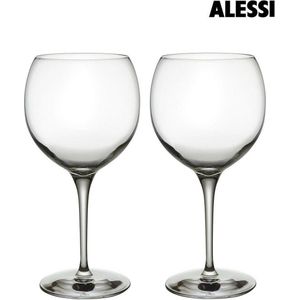 Alessi wijnglas Groot - hoogte 22 cm - 4 stuks