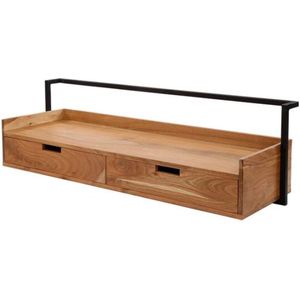 Wandbureau Air Solid 120 cm Acacia| Meubelplaats