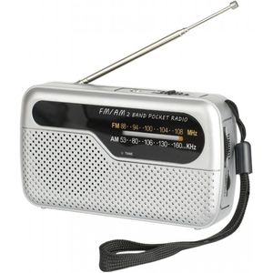 Noodradio - Draagbare radio - 12cm/90g - Gemakkelijk mee te nemen - noodpakket must have - radio op batterijen voor rampen