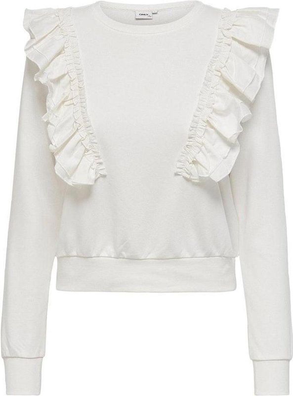 Only Trui Onlemilia Life Mix Swt 15234502 Cloud Dancer Dames Maat - XL