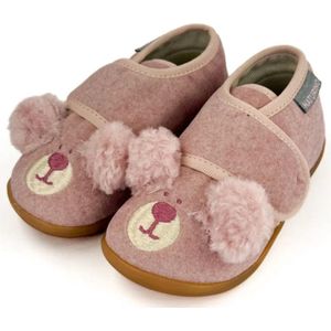 Naturino - Bidaim - Mt 25 - velcro gezichtje velvet pantoffel- Roze
