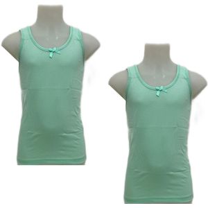 Embrator Meisjes Hemdjes 2-stuks mint maat 152/158