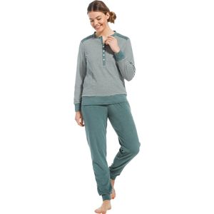 Pastunette - Badstof - Dames Pyjama - Groen