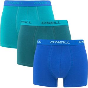 O'Neill 3P boxers plain blauw & groen - XXL