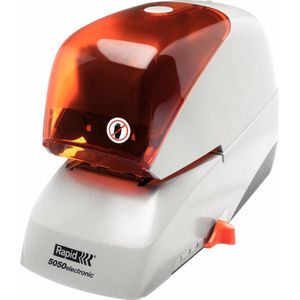 Rapid Supreme Elektrische Nietmachine 5050E - Niet tot 50 Vel - Zilver/Oranje