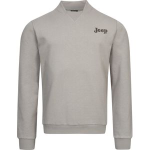 Jeep - Heren Bomber Neck Sweatshirt - Katoen - Comfort en Stijl