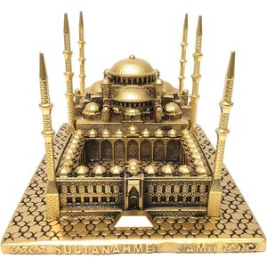 Sultanahmetmoskee Beeldje – 20*29 cm – Goud / Zilver – 0073