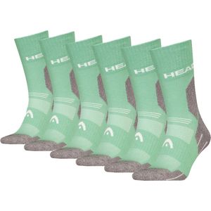 HEAD Wandelsokken All Climates Hiking Crew 6-pack Licht Groen