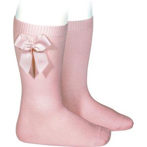Condor - Kniekous met strik - Roze - maat 0-3 maanden